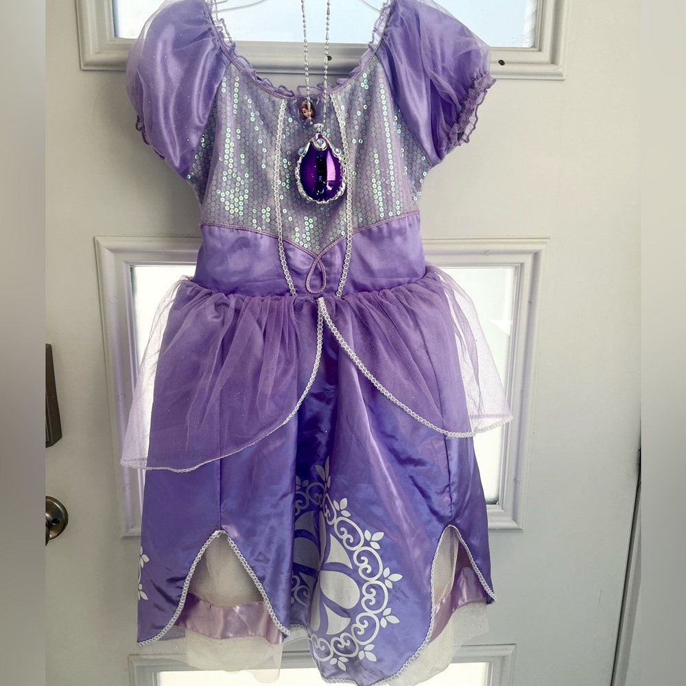 Disney Store Sophia The First Costume size 5/6 and accessories